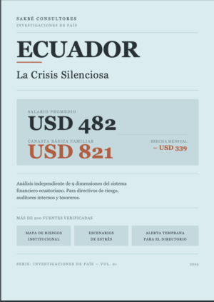 Ecuador. La Crisis Silenciosa.